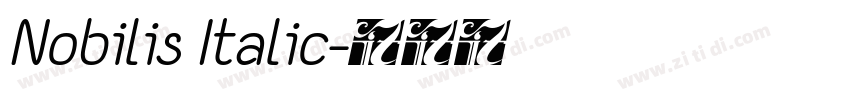 Nobilis Italic字体转换